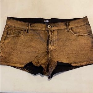 Gold shorts